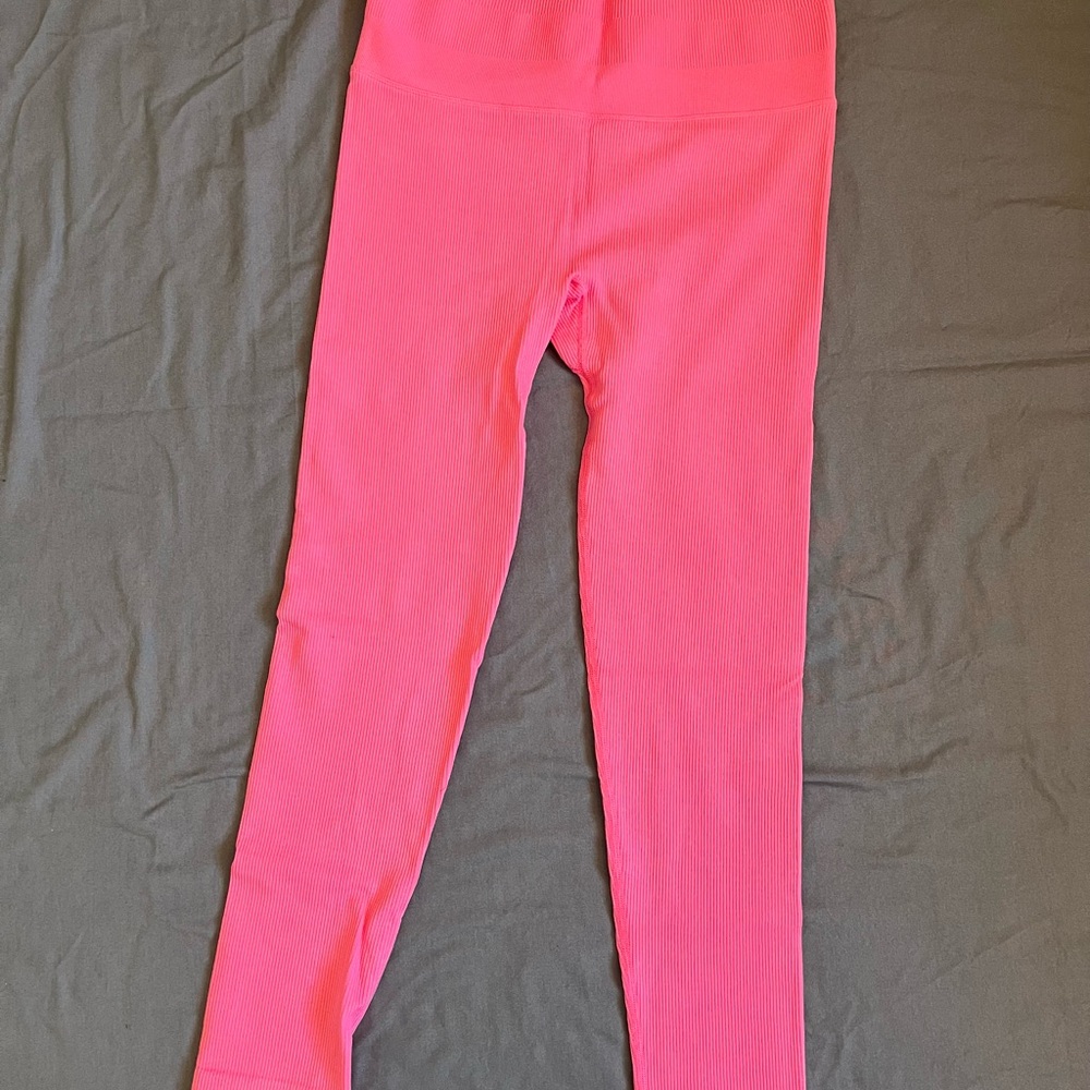 all in motion Pink Leggings High Waisted Stretchy Fit